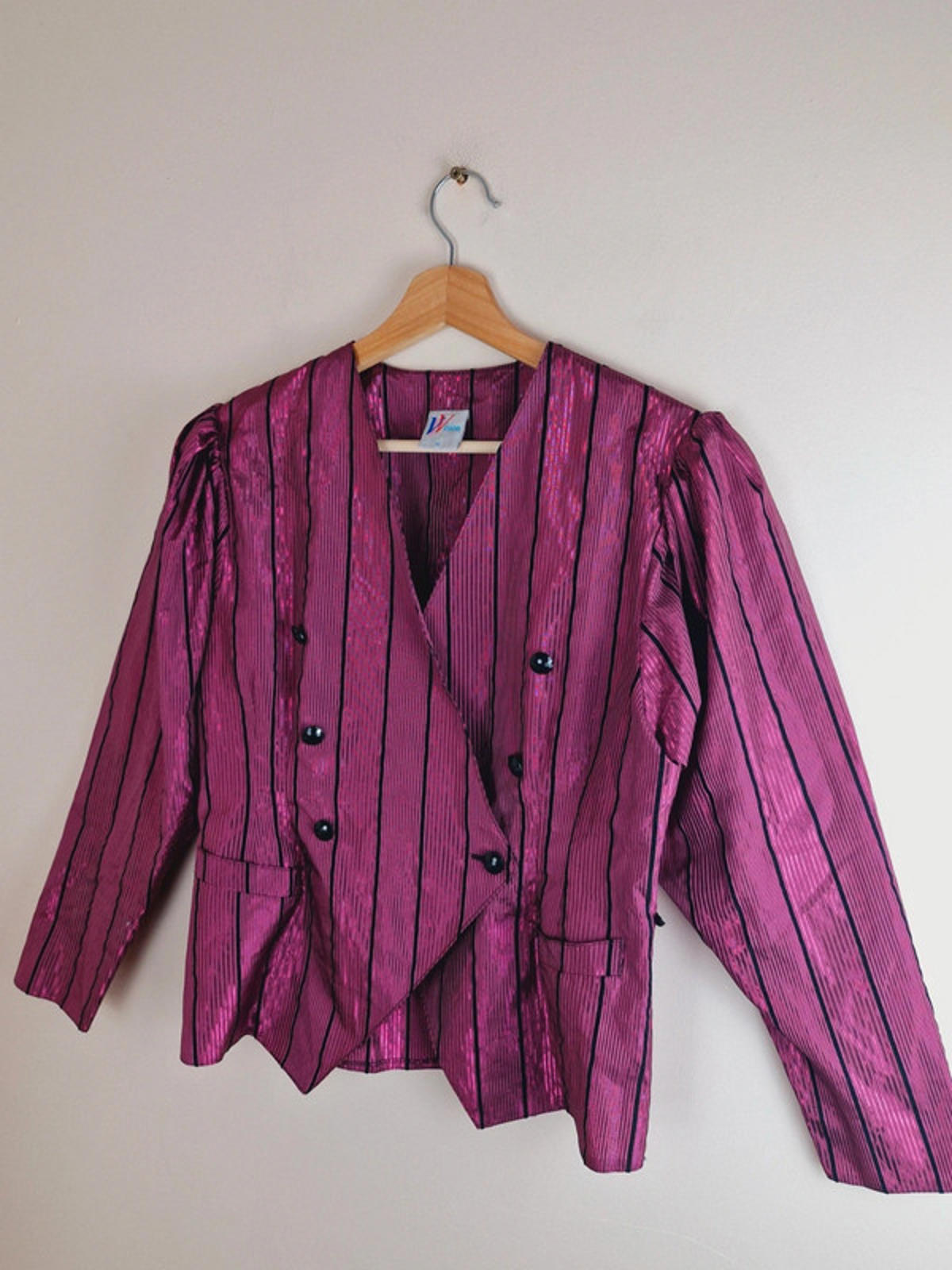 Pink Metallic Jacket UK8 S