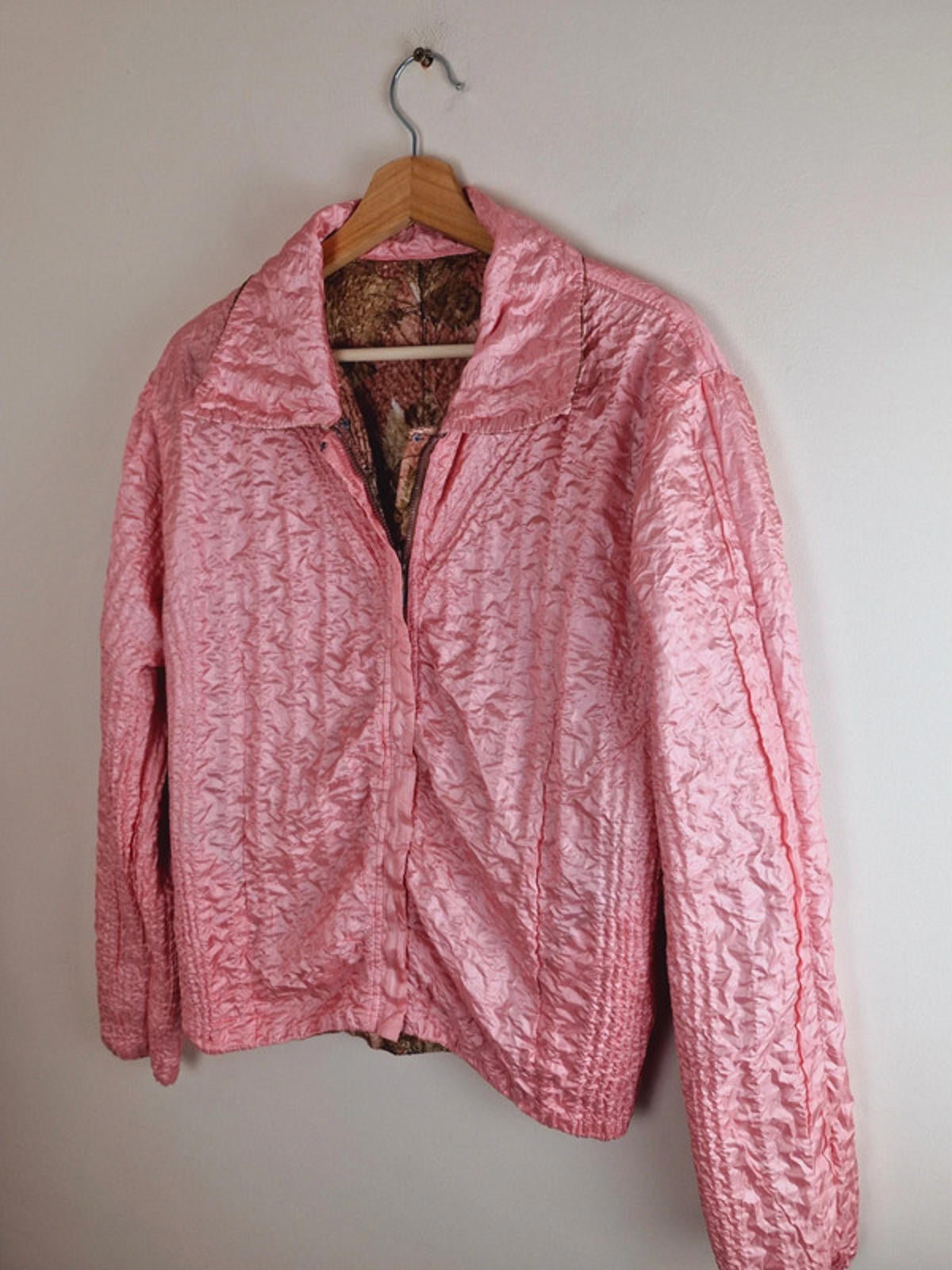 Reversible Quilted Bomber Jacker UK14 M L