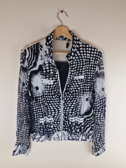 Y2K Bomber Jacket L