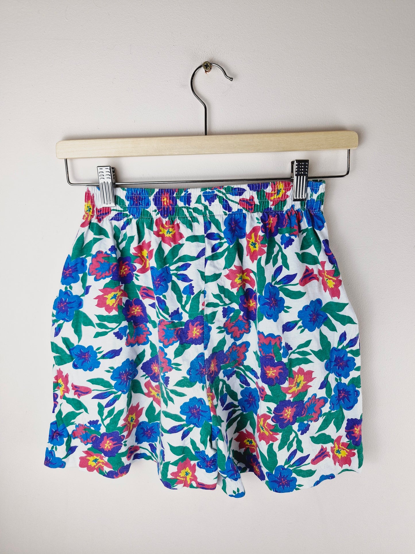 Kids Vintage Summer Floral Shorts 11 - 12 yrs