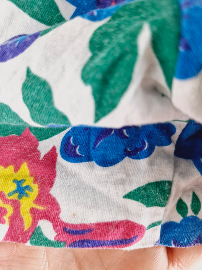 Kids Vintage Summer Floral Shorts 11 - 12 yrs