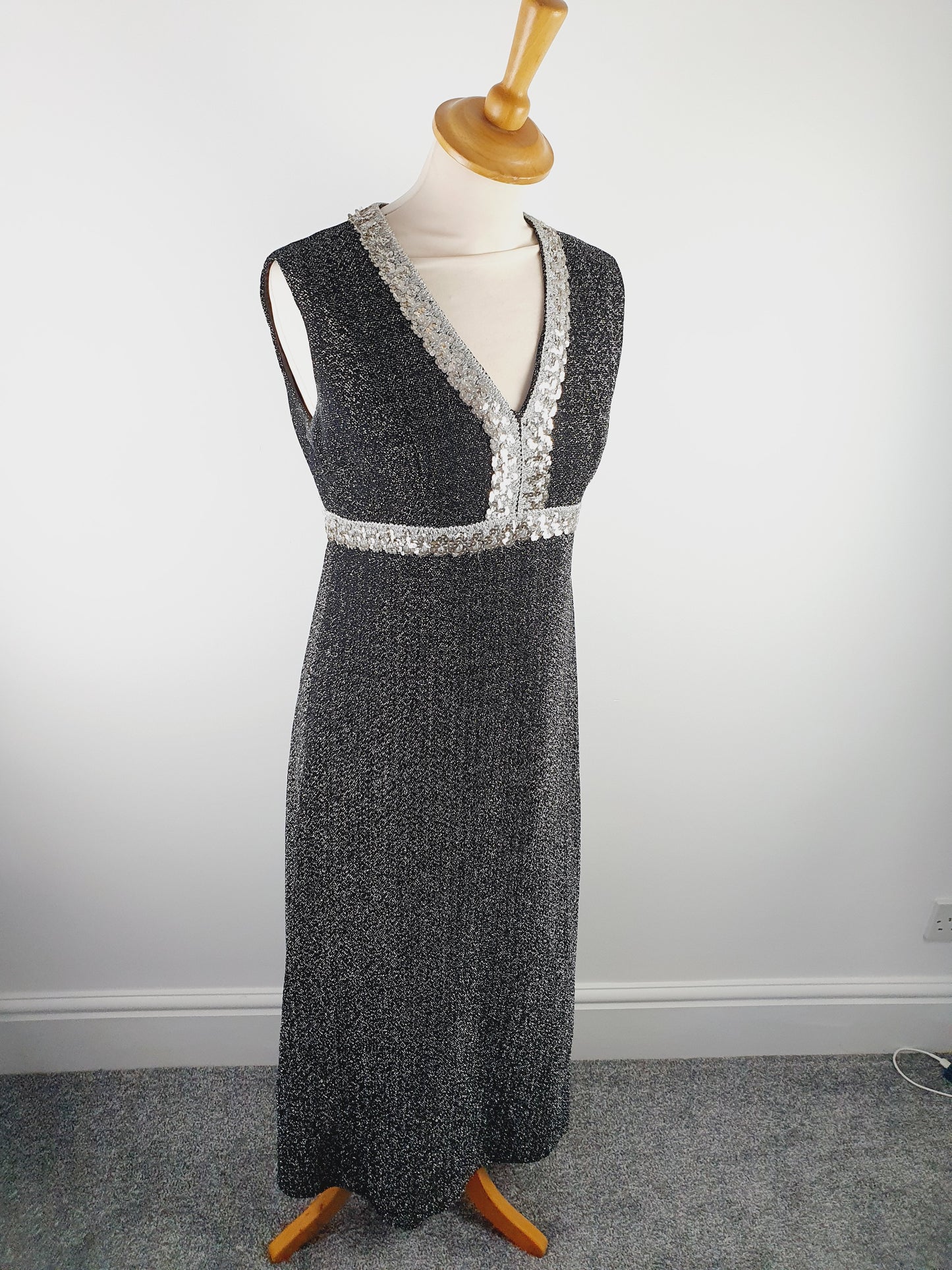 1960s Evening Maxi Dress