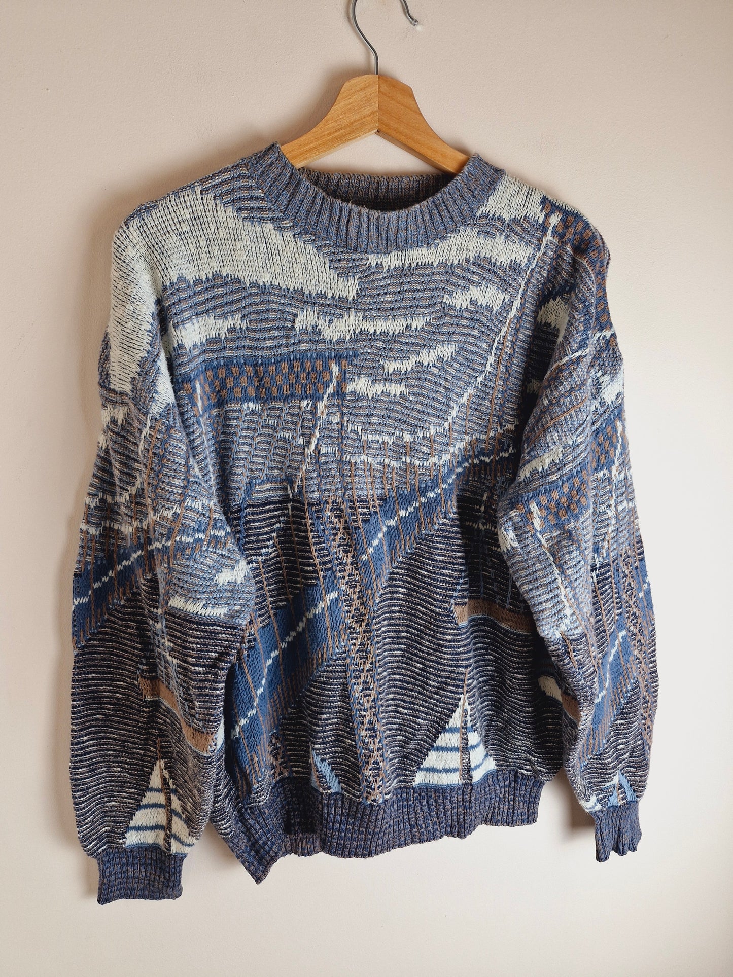 Vintage Nautical Abstract Jumper L