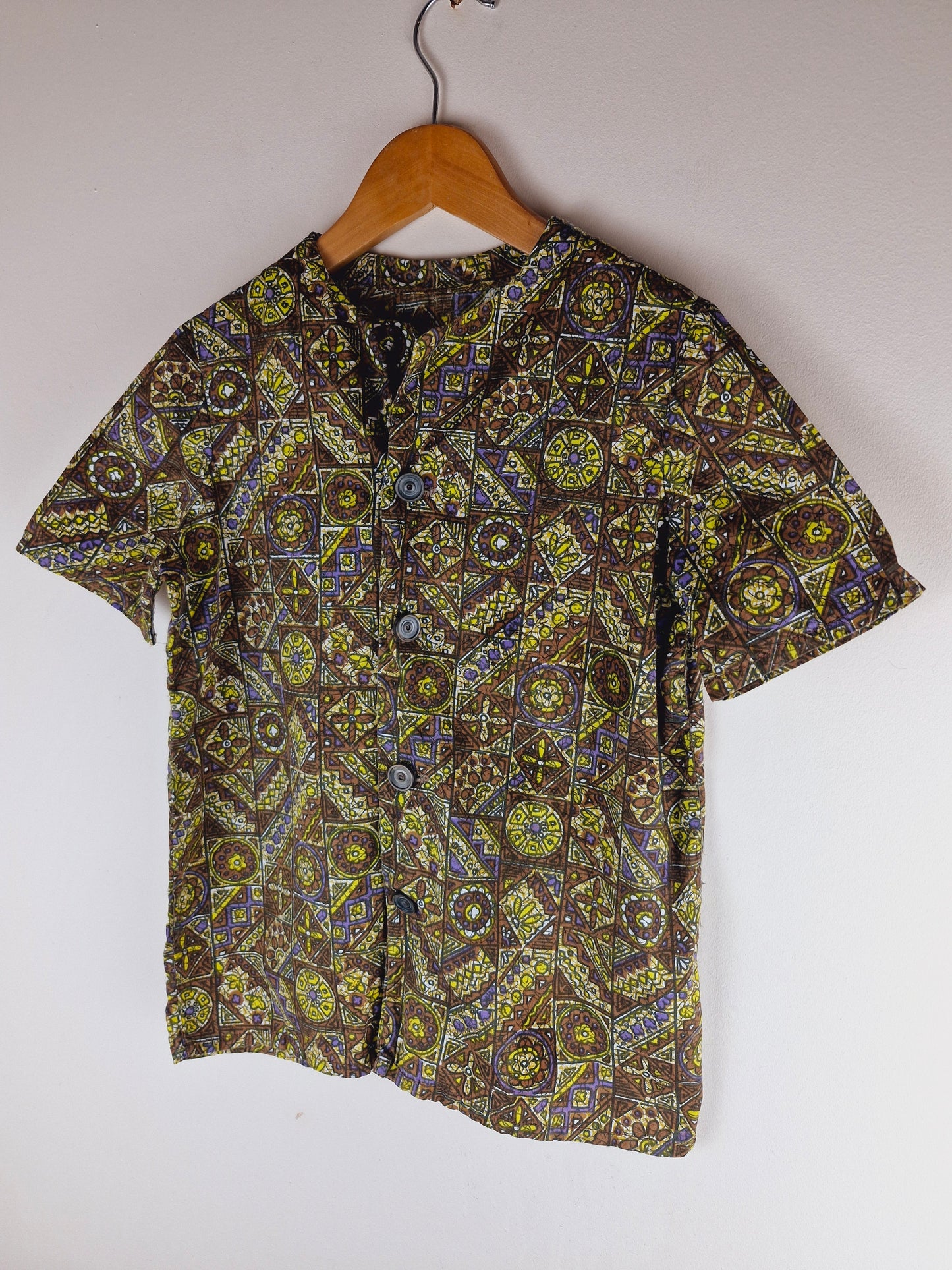 Kids Vintage Funky Summer Shirt 9yrs