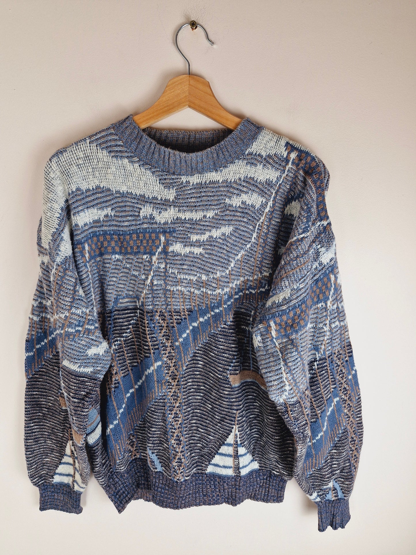 Vintage Nautical Abstract Jumper L