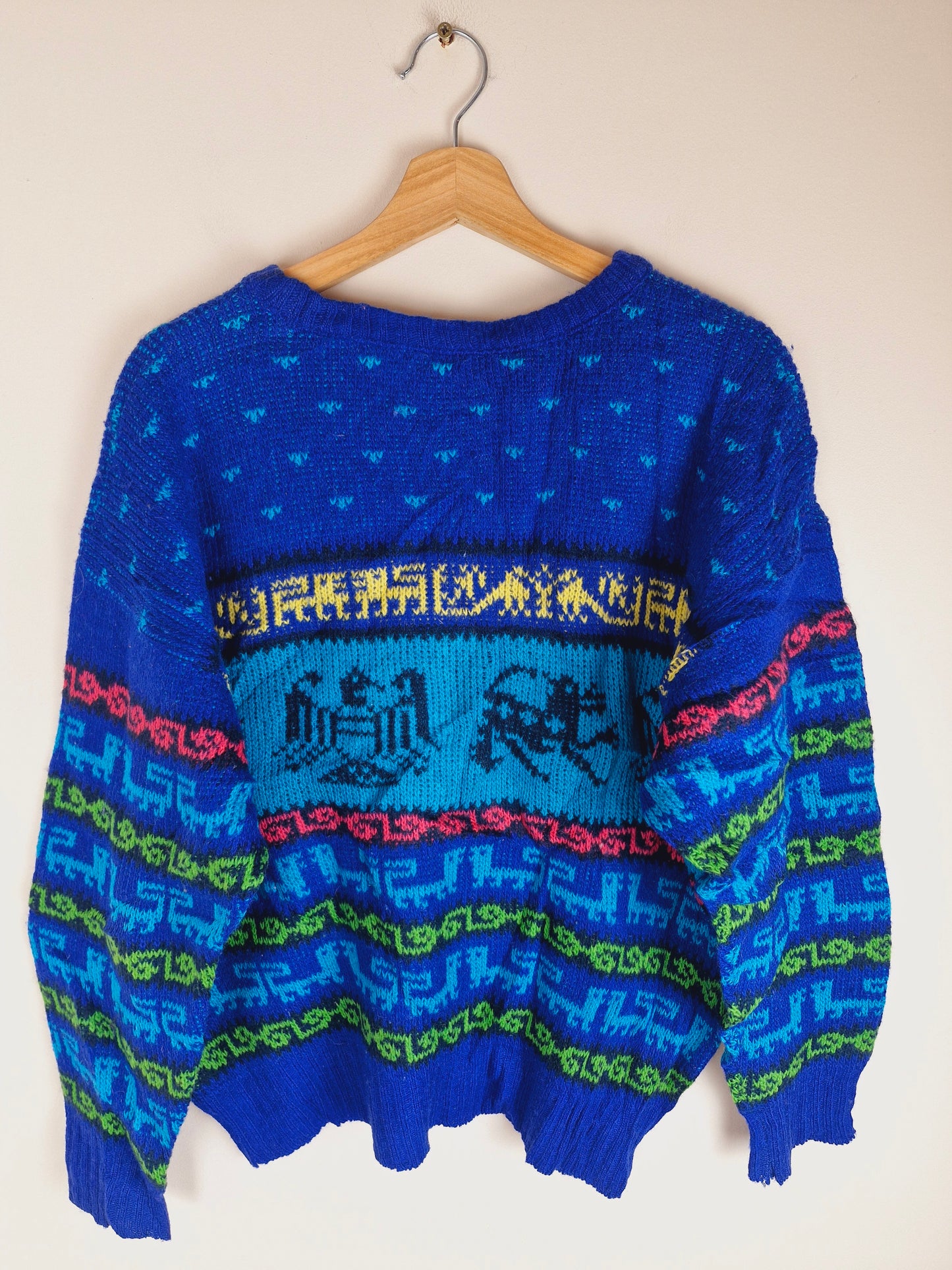 Vintage Icelandic Wool Jumper S